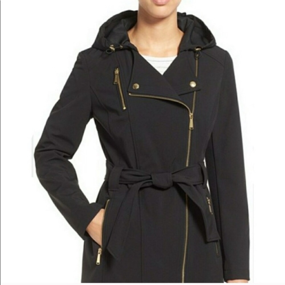 Michael Kors zip front trench jacket